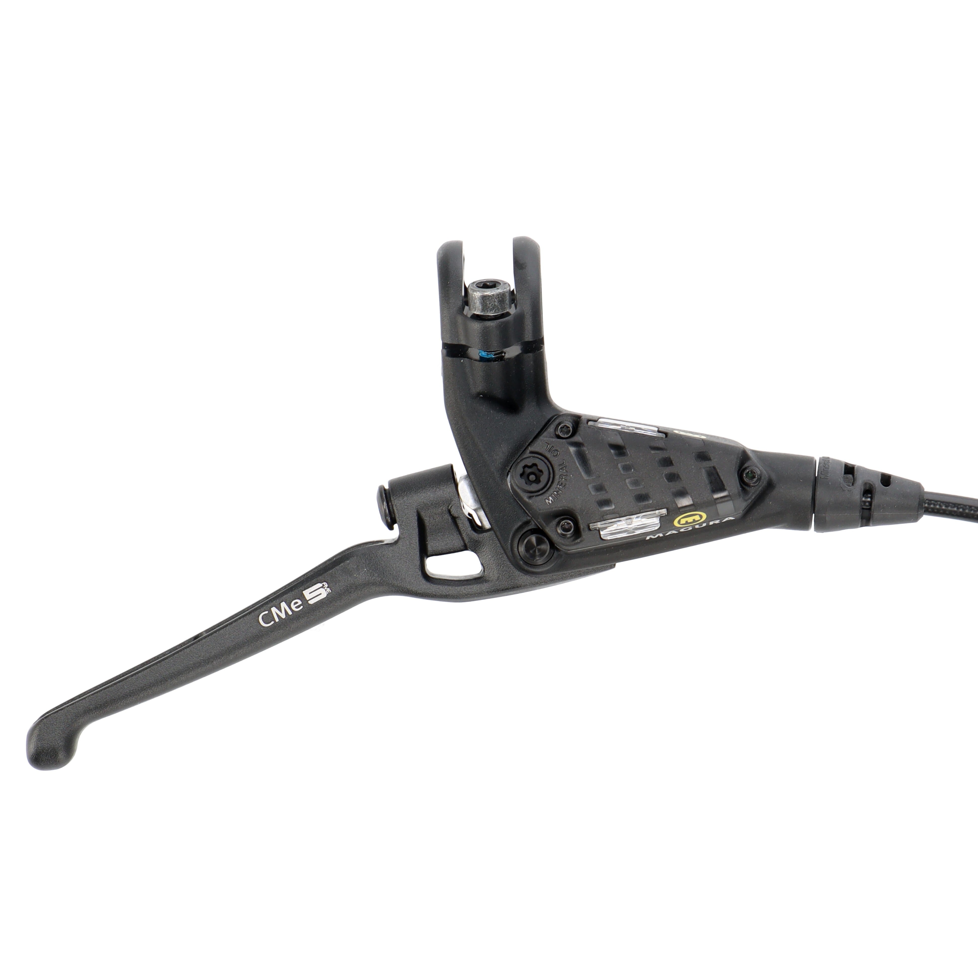 Magura CMe5 Scheibenbremsen Set | 4-Finger Aluminium Bremshebel mit Kugelkopf | 4-Kolben | ohne Befestigungsschrauben