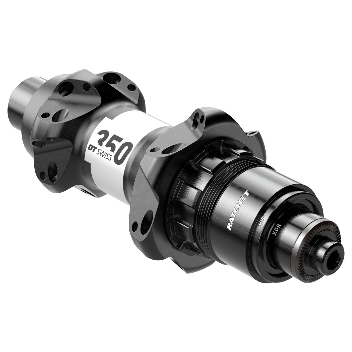 DT Swiss 350 Straightpull Hinterradnabe | 24 Loch | 5x130 mm Schnellspanner | Non Disc | SRAM XDR Road - RAAAD.de