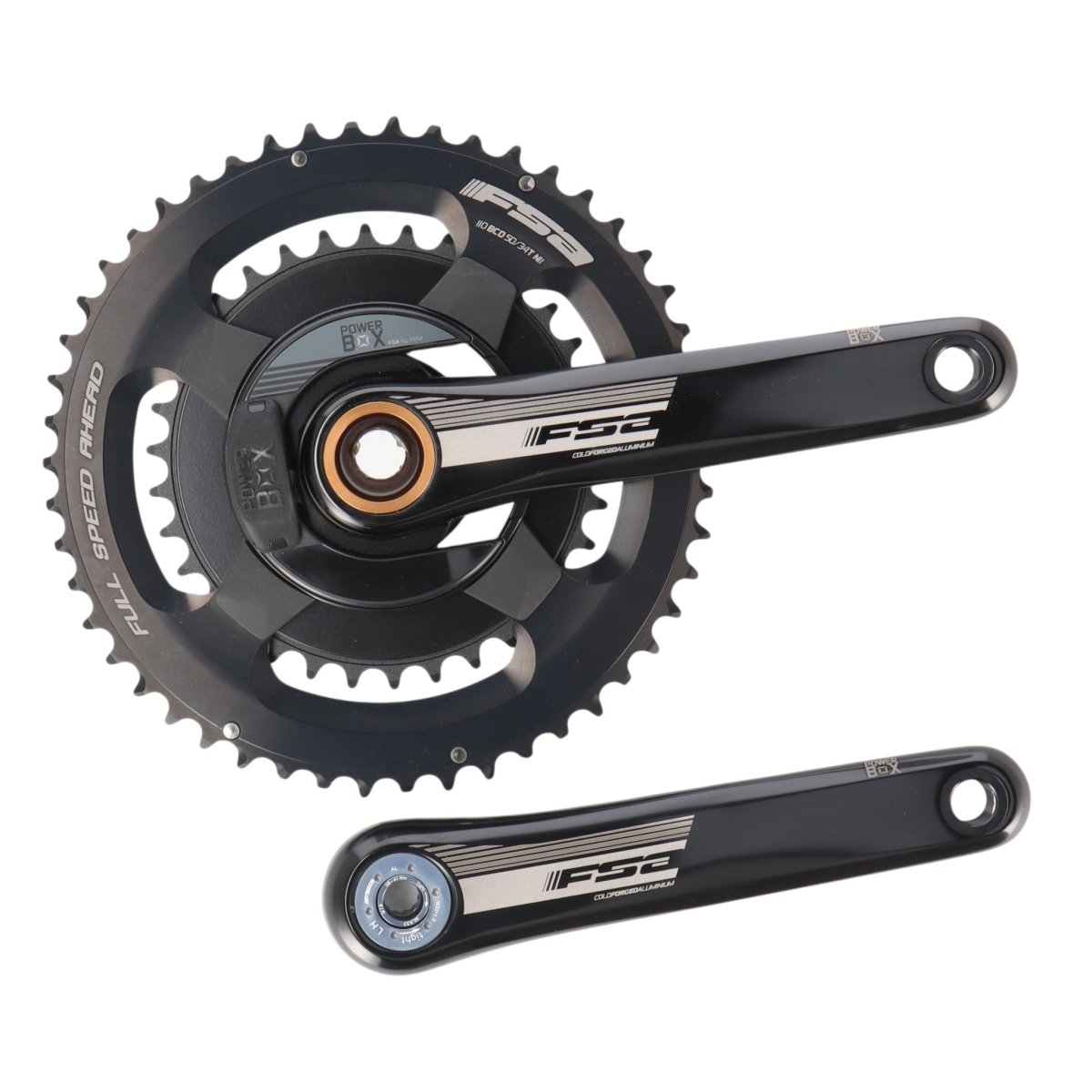 FSA PowerBox Powermeter Kurbel 170 mm | 50/34 Zähne | BB386EVO | 110 BCD | 11-fach - RAAAD.de