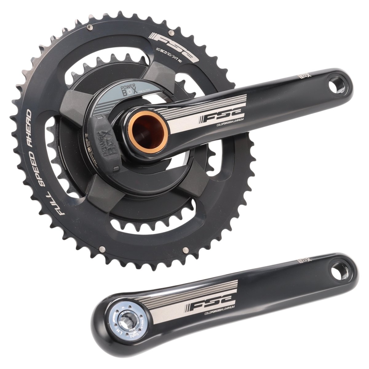 FSA PowerBox Powermeter Kurbel 172,5 mm | 50/34 Zähne | BB386EVO | 110 BCD | 11-fach - RAAAD.de