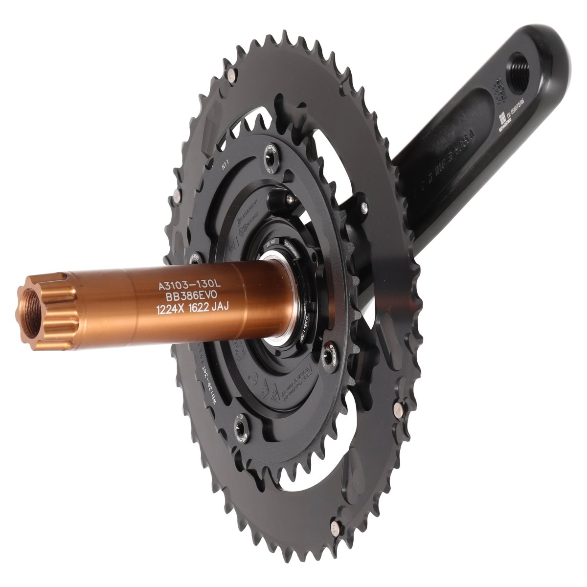 FSA PowerBox Powermeter Kurbel 172,5 mm | 50/34 Zähne | BB386EVO | 110 BCD | 11-fach - RAAAD.de