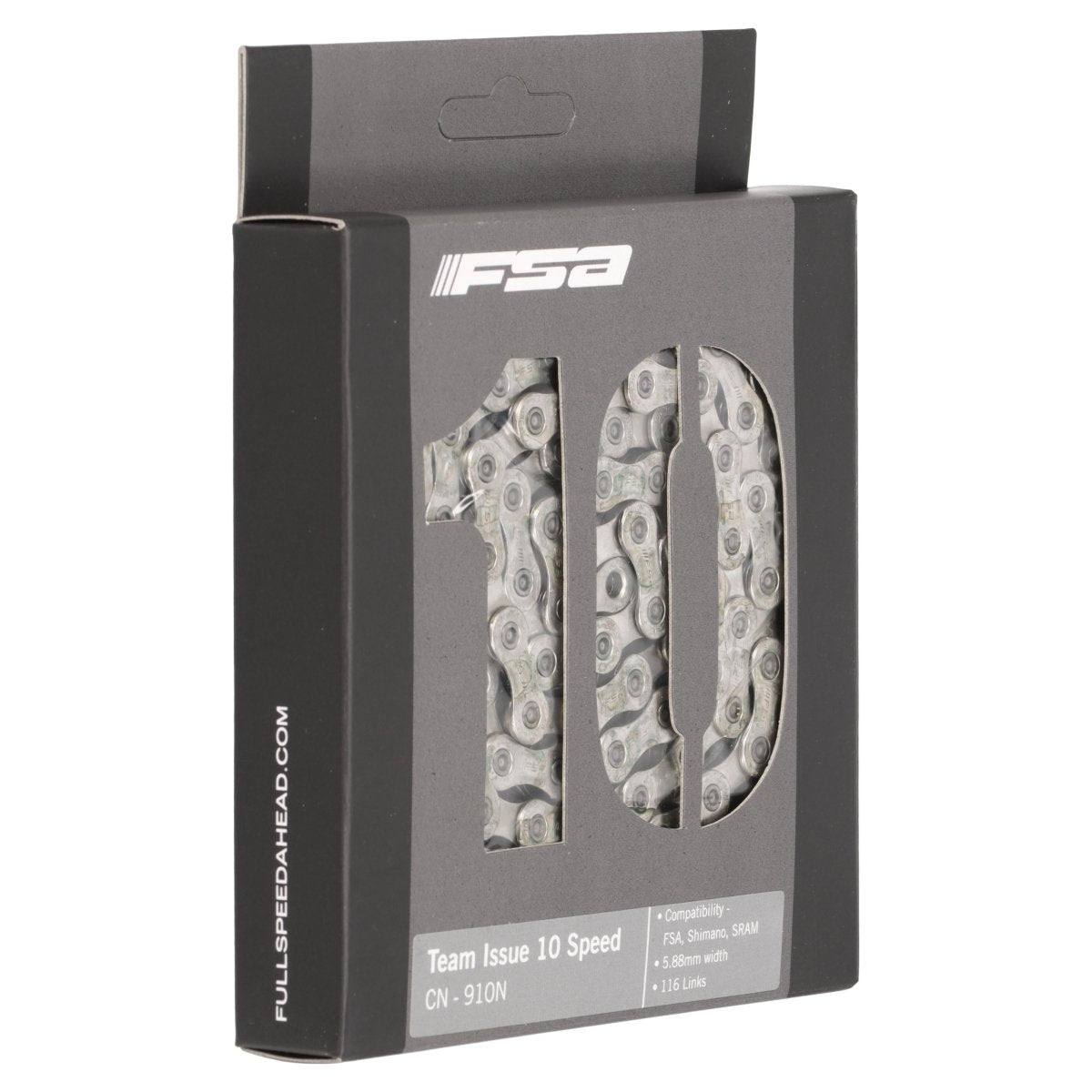 FSA Team Issue CN-910N Fahrradkette | 10-fach | 116 Glieder | Shimano / SRAM / FSA | Road & MTB - RAAAD.de