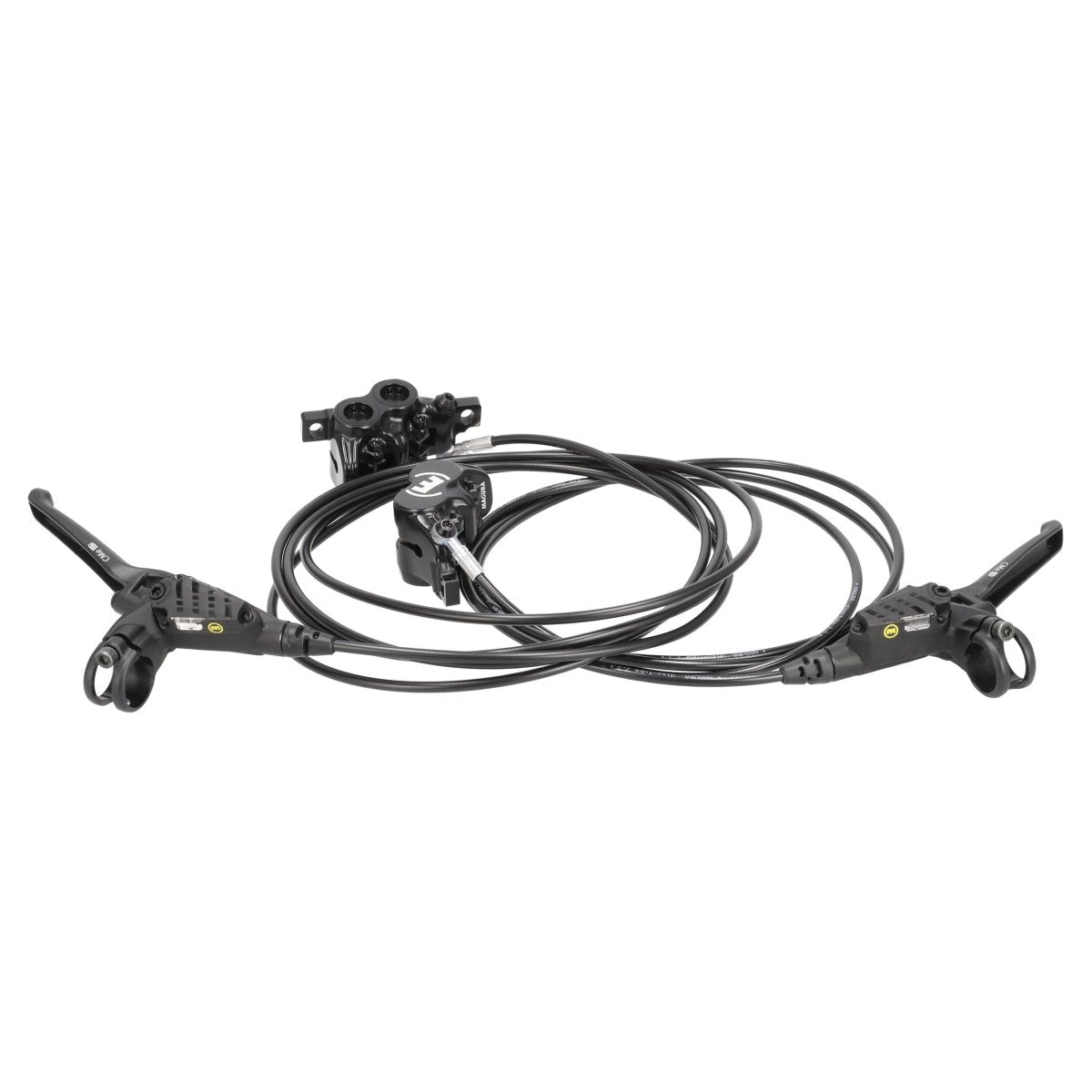 Magura CMe5 Scheibenbremsen Set | 4-Finger Aluminium Bremshebel mit Kugelkopf | 4-Kolben | ohne Befestigungsschrauben - RAAAD.de