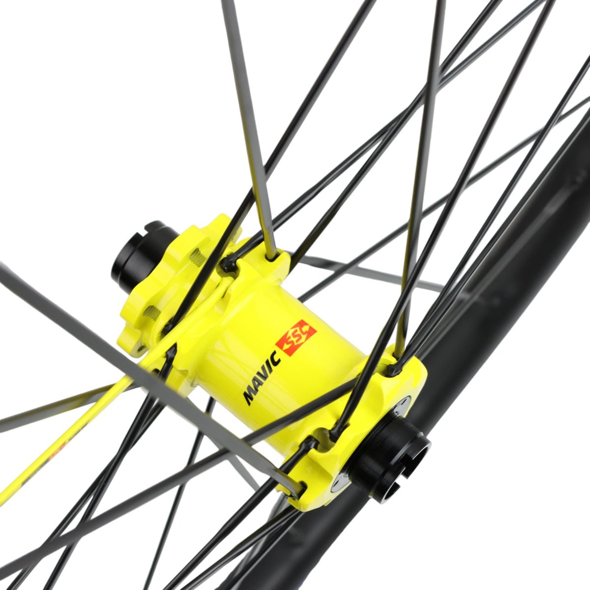 Mavic E - Deemax Pro Vorderrad 27.5" | Boost 20x110 mm | 6 - Loch Disc | E - MTB | schwarz/gelb - RAAAD.de