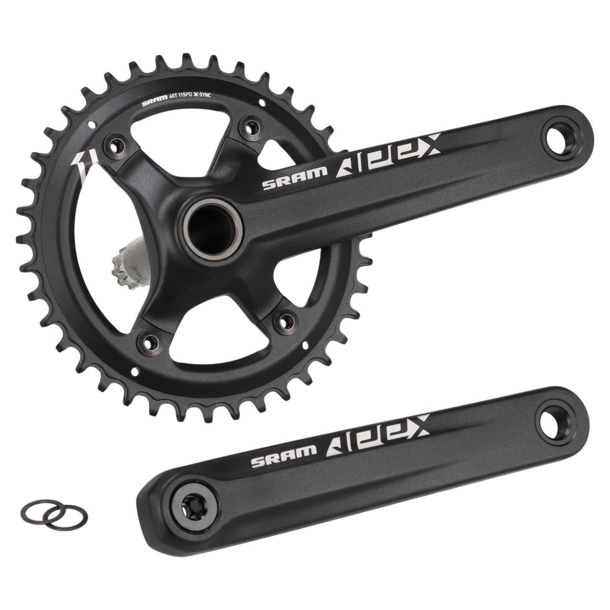 SRAM Apex 1 Kurbelgarnitur | 175 mm | 40 Zähne | GXP | 1x10-/11-fach | Rennrad, Gravel - RAAAD.de