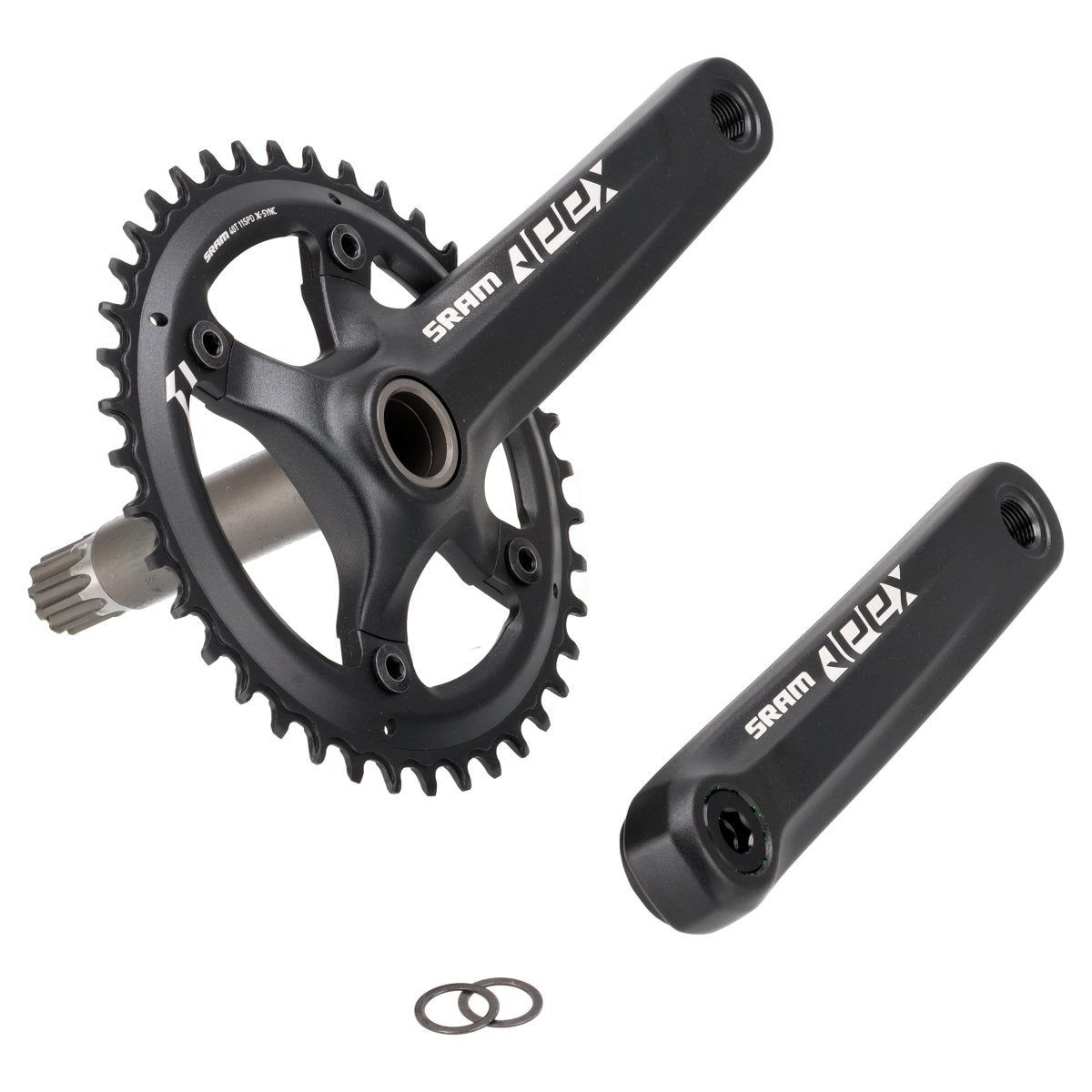 SRAM Apex 1 Kurbelgarnitur | 175 mm | 40 Zähne | GXP | 1x10-/11-fach | Rennrad, Gravel - RAAAD.de