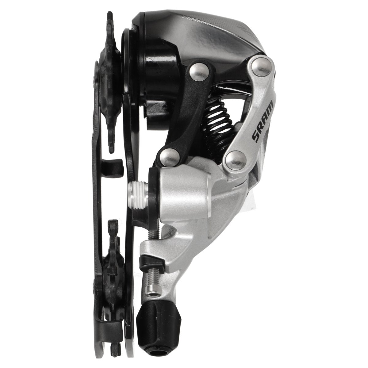 SRAM Rival 1 Schaltwerk | 11-fach | langer Käfig | Type 3.0 | 11-32 bis 10-42 | Schwarz/Silber - RAAAD.de