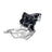 SRAM X0 Umwerfer 2x10-fach | High Clamp 38,2 mm | Bottom Pull | schwarz - RAAAD.de